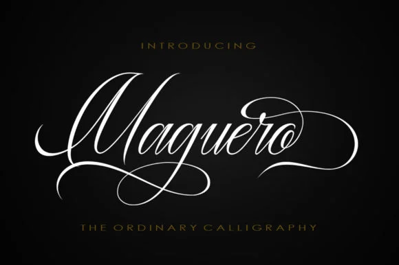 Maguero Script Font by Stellar Studio — Script Handwritten Font