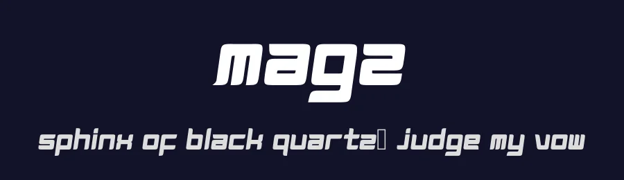 Magz by Graphicfresh — Display Font — thumbnail 2