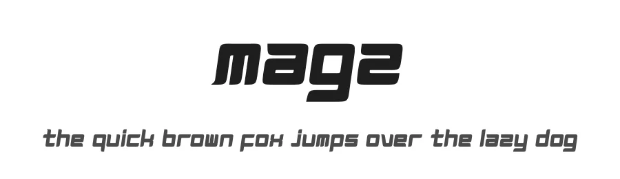 Magz by Graphicfresh — Display Font