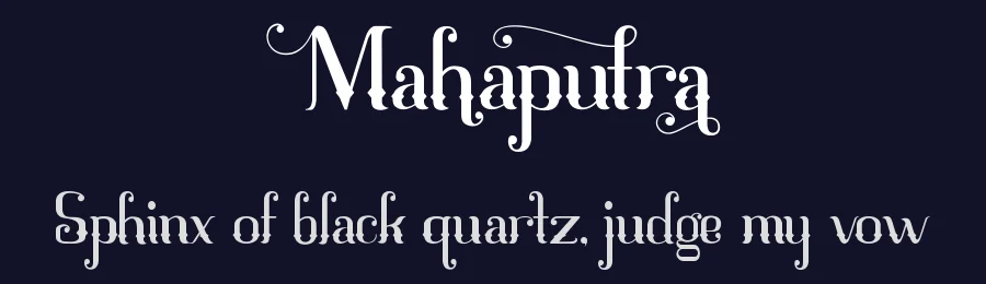 Mahaputra by PutraCetol Studio — Decorative Font — thumbnail 2