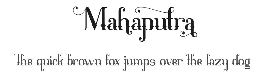 Mahaputra by PutraCetol Studio — Decorative Font