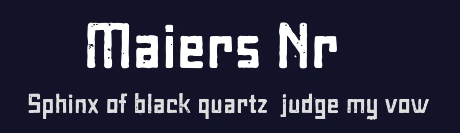 Maiers Nr.8 by ingoFonts — Decorative Font — thumbnail 2