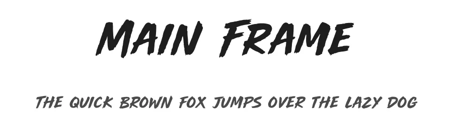 Main Frame