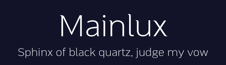 Mainlux by Digitype Studio — Sans Serif Font — thumbnail 2