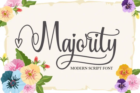 Majority Font by Supersemar Letter — Script Handwritten Font