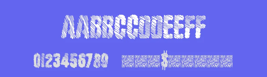 Major Stripe by Xerographer Fonts — Decorative Font — thumbnail 3
