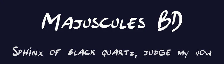 Majuscules BD by Saskia — Decorative Font — thumbnail 2