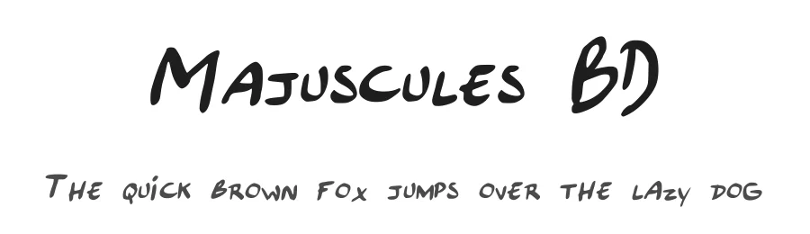 Majuscules BD by Saskia β Decorative Font