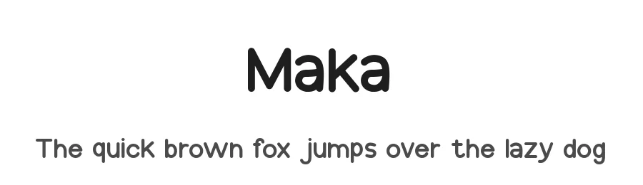 Maka by Faqih Fawaji — Sans Serif Font