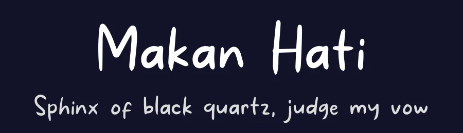 Makan Hati by Khurasan — Script Handwritten Font — thumbnail 2