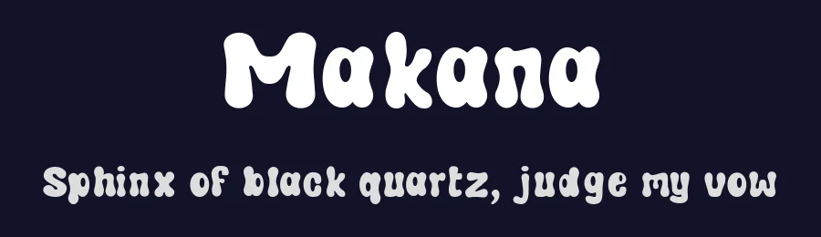Makana by aannasou — Decorative Font — thumbnail 2