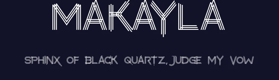 Makayla by dondon nillo — Decorative Font — thumbnail 2