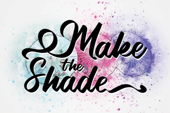 Make the Shade Font by erik studio — Script Handwritten Font