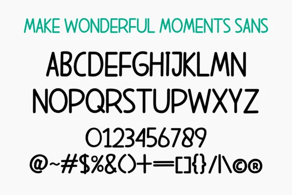 Make Wonderful Moments Font by Rvandtype — Serif Font — thumbnail 8