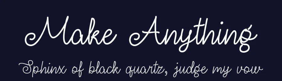 Make Anything by Misti's Fonts — Script Handwritten Font — thumbnail 2