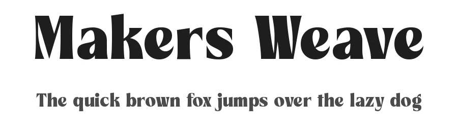 Makers Weave by Timelesstype Studio — Sans Serif Font