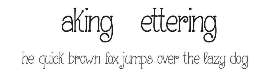 Making Lettering