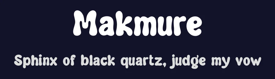 Makmure by Wasabib Studio — Decorative Font — thumbnail 2