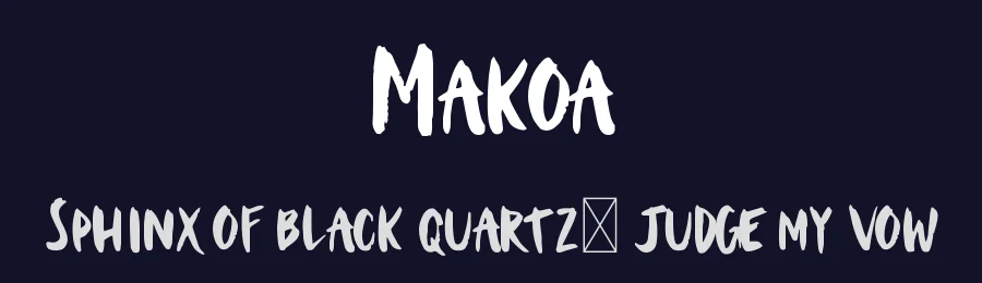 Makoa by Deni Pramadita — Script Handwritten Font — thumbnail 2