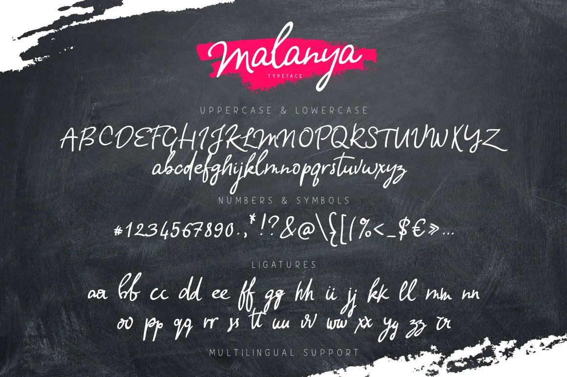 Malanya Font by ChekArt — Script Handwritten Font — thumbnail 5