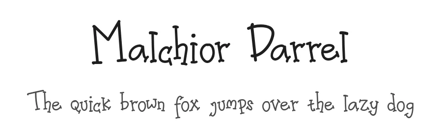 Malchior Darrel by Chichucha — Decorative Font