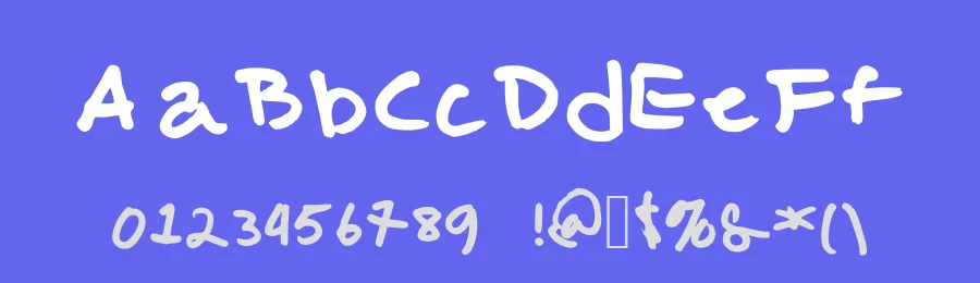Malcolm's handwriting by Jasmine — Script Handwritten Font — thumbnail 3
