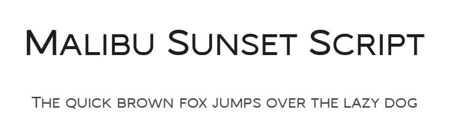 Malibu Sunset Script