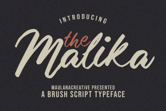 Malika Font by Maulana Creative by Maulana Creative — Script Handwritten Font