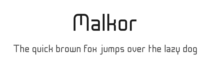Malkor by arten — Sans Serif Font