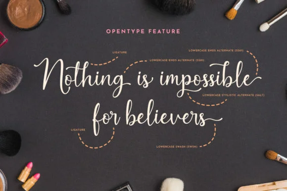 Mallefice Font by Ariya Works Studio — Script Handwritten Font — thumbnail 3