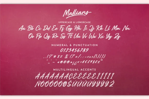 Mallians Font by Ariya Works Studio — Script Handwritten Font — thumbnail 7