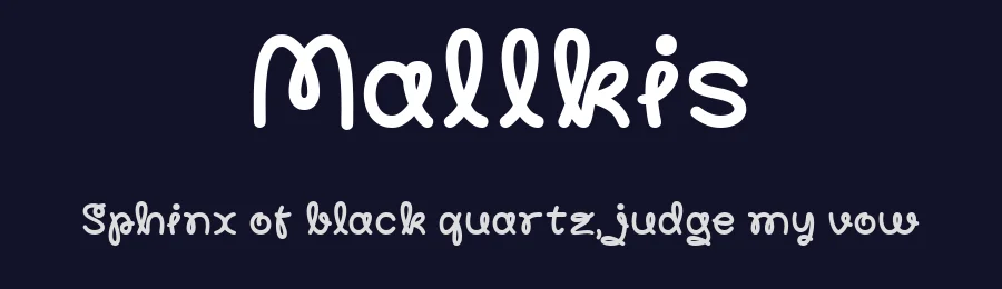Mallkis by madeDeduk — Script Handwritten Font — thumbnail 2