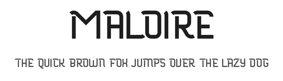 Maloire by skomii β Decorative Font
