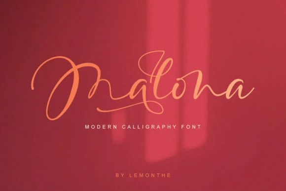 Malona Font by lemonthe — Script Handwritten Font