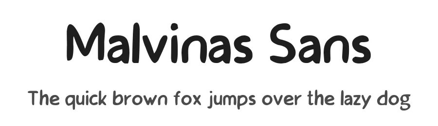 Malvinas Sans by Nico Muslib — Decorative Font