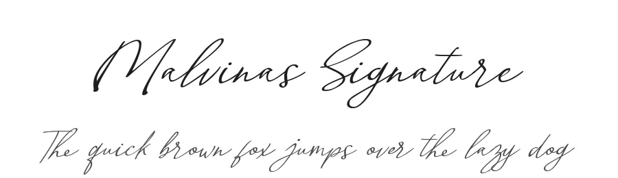 Malvinas Signature