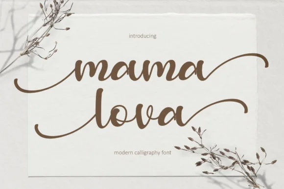 Mama Lova Font by RT Studio — Script Handwritten Font