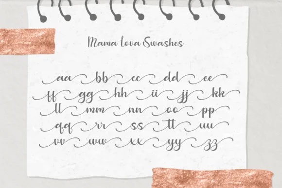 Mama Lova Font by RT Studio — Script Handwritten Font — thumbnail 7