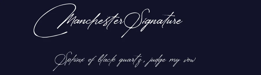Manchester Signature by Typeline Studio — Script Handwritten Font — thumbnail 2