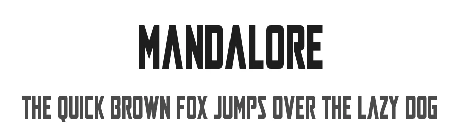 Mandalore by Iconian Fonts — Display Font