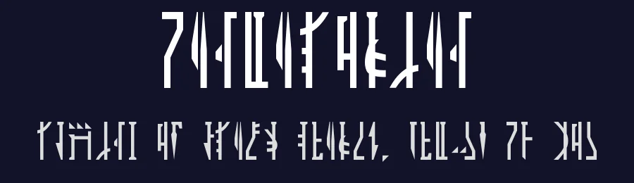 Mandalorian by Erikstormtrooper — Dingbats Font — thumbnail 2