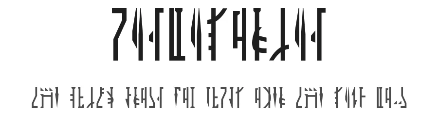 Mandalorian by Erikstormtrooper — Dingbats Font