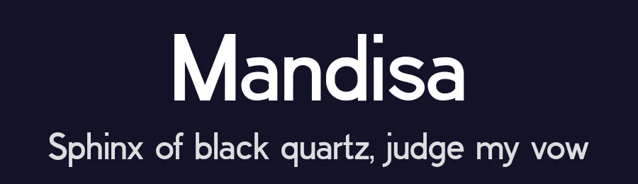 Mandisa by UI Creative — Sans Serif Font — thumbnail 2