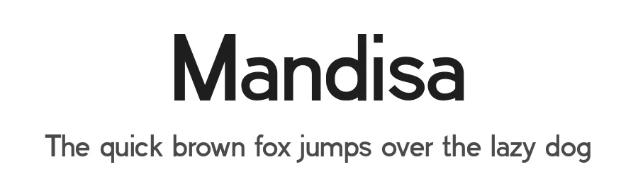 Mandisa by UI Creative — Sans Serif Font
