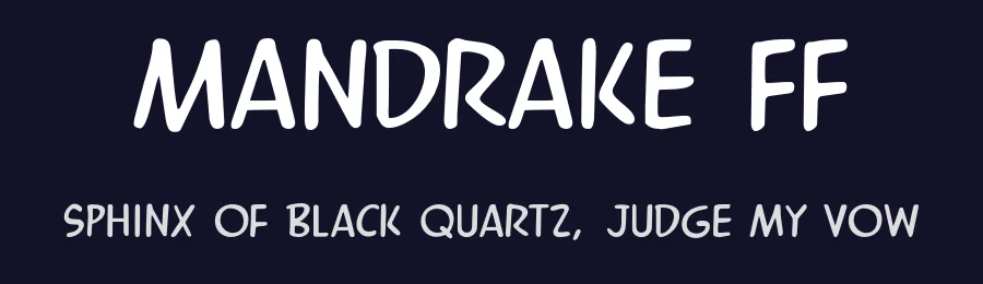 Mandrake FF by flyer7 — Decorative Font — thumbnail 2