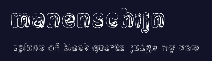 Manenschijn 02 by Lars Manenschijn — Decorative Font — thumbnail 2