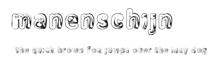 Manenschijn 02 by Lars Manenschijn โ Decorative Font