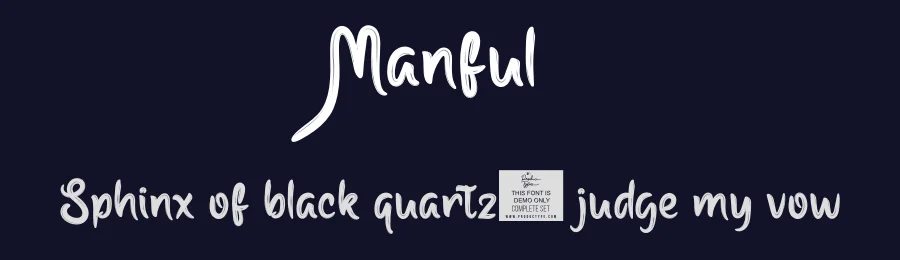 Manful by productype.com — Script Handwritten Font — thumbnail 2