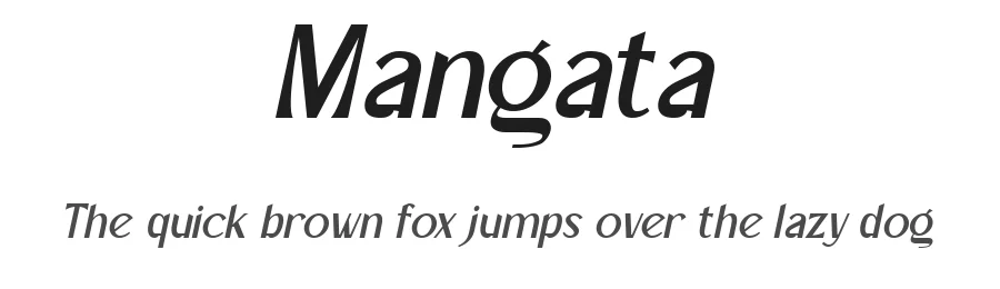 Mangata by Rian Dryana — Sans Serif Font
