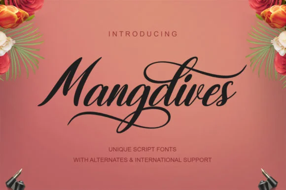 Mangdives Font by Afnent Studio — Script Handwritten Font